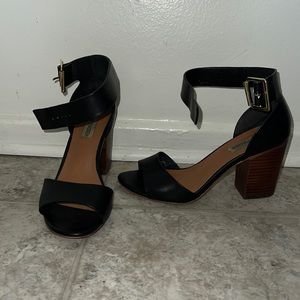 Steve Madden Black Block Heels
